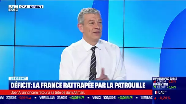 Nicolas Doze face à Jean-Marc Daniel : Déficit, la France rattrapée par la patrouille