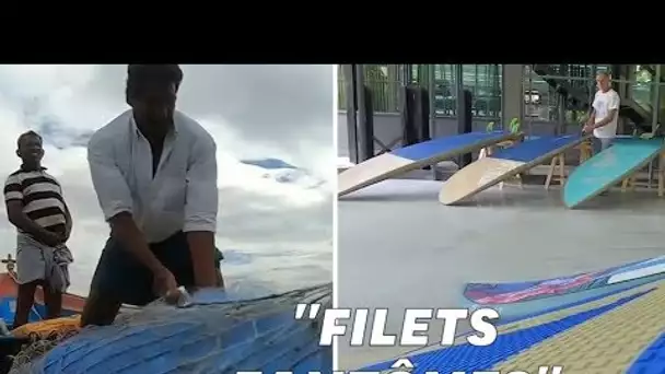 Cette entreprise fabrique des planches de surf avec des déchets trouvés dans l'océan