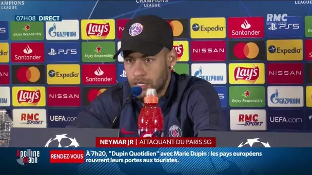 Avant le match contre Manchester City, Neymar prend la parole en conférence de presse