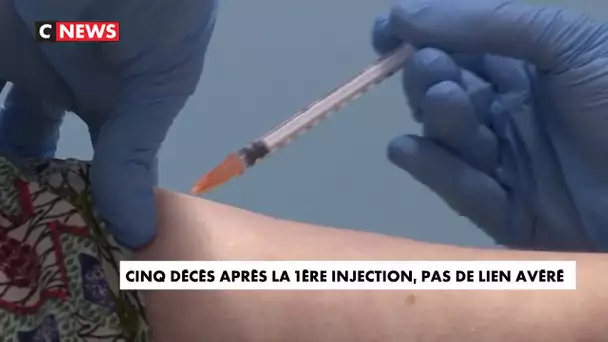 Coronavirus : Cinq décès après la première injection, pas de lien avéré