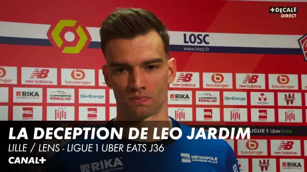 La déception de Léo Jardim après le derby Lille / Lens - Ligue 1 Uber Eats J32