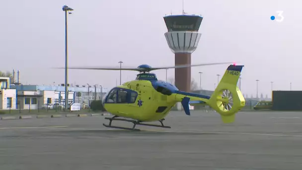 Covid-19 : Transferts de patients depuis l'Aéroport de Lesquin.