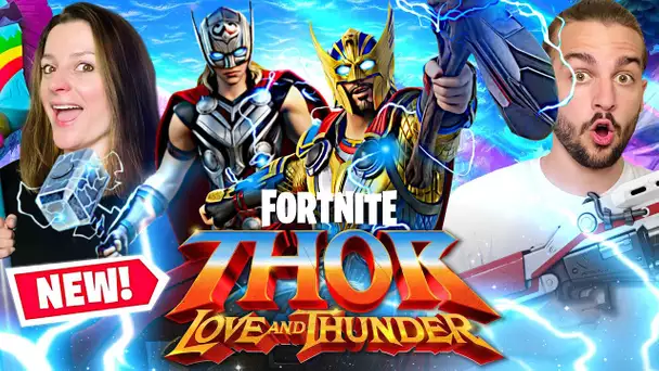 ON ACHETE LE NOUVEAUX PACK DE SKIN MARVEL THOR LOVE & THUNDER ! FORTNITE DUO FR