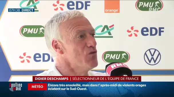 Sur RMC, l’entraîneur des Bleus est revenu sur le retour de Benzema