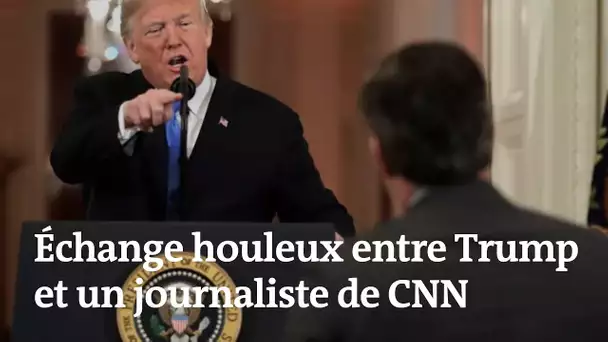 Midterms : échange houleux entre Trump et un journaliste de CNN