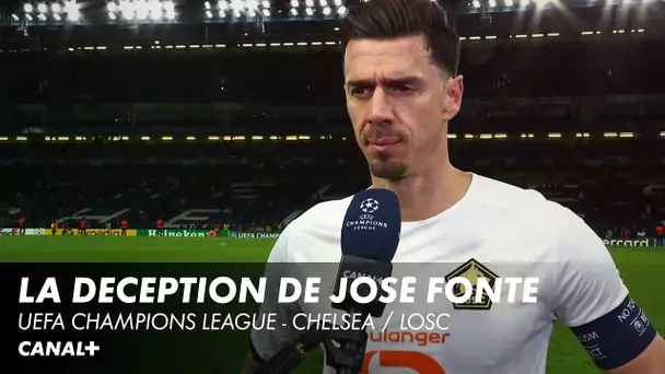 La déception du capitaine José Fonte - UEFA Champions League - Chelsea / LOSC