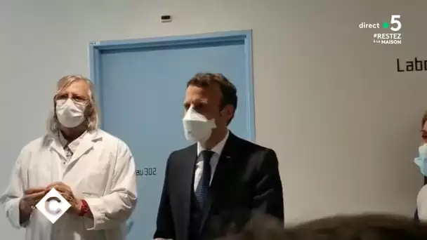 Chloroquine : Macron chez le Pr Raoult - C à Vous - 10/04/2020