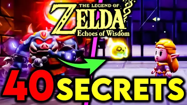 40 SECRETS CACHÉS dans ZELDA ECHOES OF WISDOM ! 🕵️ (Analyse & Théorie 1er TRAILER)
