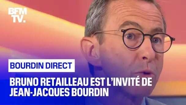 Bruno Retailleau face à Jean-Jacques Bourdin en direct