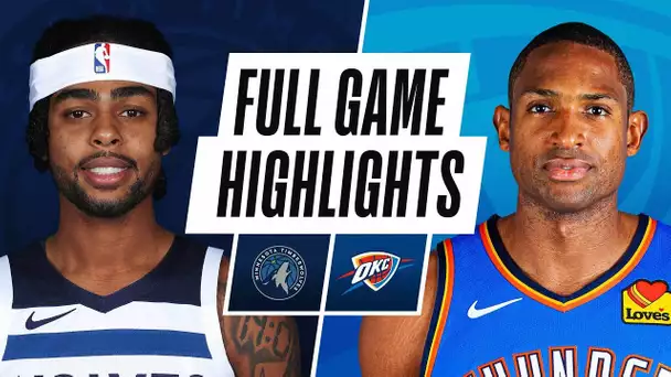 TIMBERWOLVES at THUNDER | FULL GAME HIGHLIGHTS | February 5, 2021