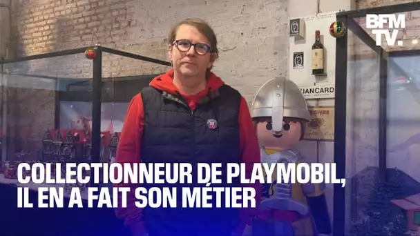 "Tous les jours, j'en achète": Dominique Béthune collectionne les Playmobil et en a fait son métier