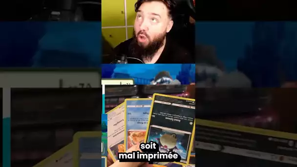 😳 J’AI OUVERT 1 BOOSTER POKÉMON MAL IMPRIMÉ 😳