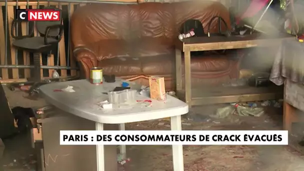 Paris : des consommateurs de crack évacués
