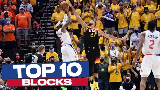 Top 10 BLOCKS of the 2020-21 NBA Postseason 👋