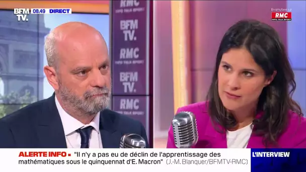 Blanquer : "Ce qu'il s'est passé à Nice est ignoble et est lié à la bêtise"