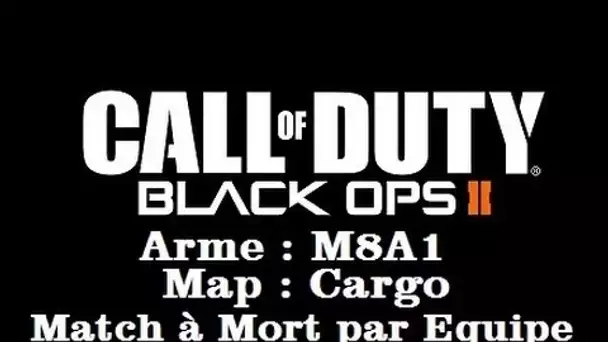 Black Ops 2 : Match à Mort par équipe au M8A1 sur Cargo + Video IRL