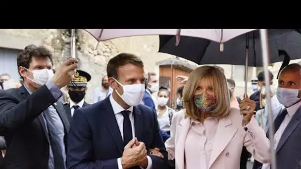 Journées du patrimoine : les Macron amoureux et main dans la main à Condom