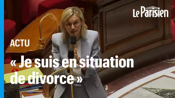 L’émotion d’Agnès Pannier-Runacher, contrainte d’évoquer son divorce dans l’hémicycle