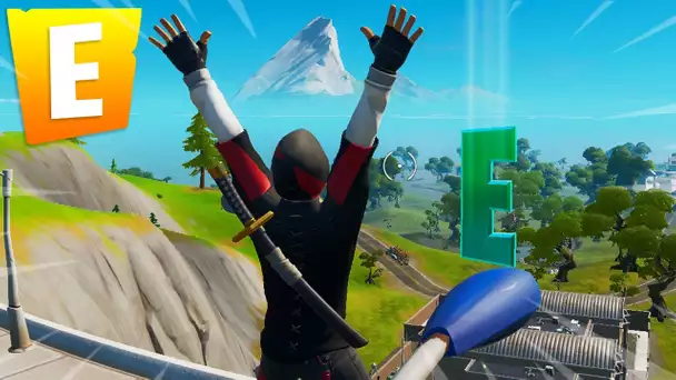 TROUVER LA LETTRE E CACHEE SUR L'ECRAN DE CHARGEMENT GRAND PLONGEON SUR FORTNITE !