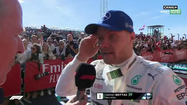 Bottas : "Je me sentais très bien dans la voiture"