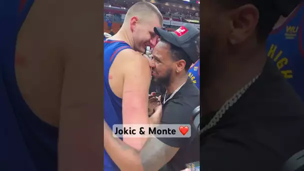 Former Teammates Nikola Jokic & Monte Morris Reunited After Game 3! 👏 | #Shorts