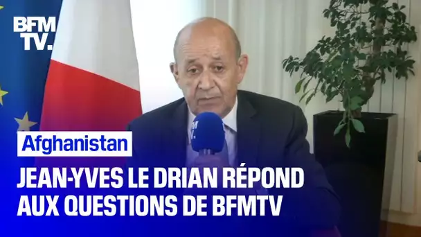 Afghanistan: Jean-Yves Le Drian répond aux questions de BFMTV