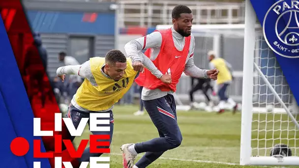 ⚽️ 15 minutes of training before AS Monaco - Paris Saint-Germain 🔴🔵