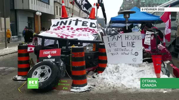 Canada : des camionneurs continuent à paralyser le centre-ville d’Ottawa