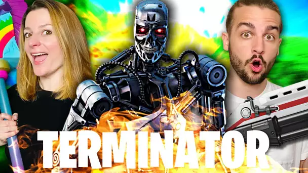 GUILLAUME CRAQUE POUR LE NOUVEAU SKIN TERMINATOR T-800 ! FORTNITE DUO FR