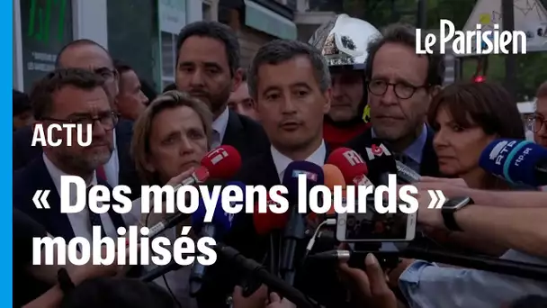 Explosion à Paris : « On peut retrouver des corps ou des personnes vivantes », déclare Darmanin