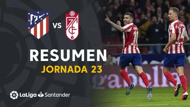 Resumen de Atlético de Madrid vs Granada CF (1-0)