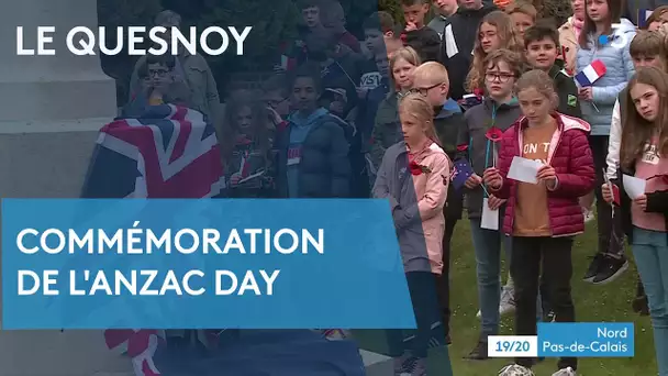 Commémoration de l'Anzac Day au Quesnoy