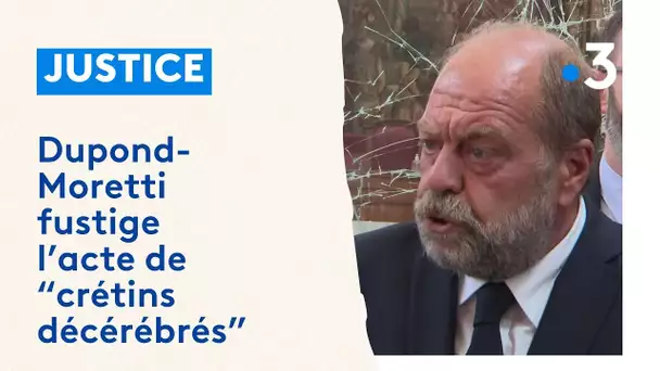 Dégradation du tribunal d'Aurillac : les auteurs seront "châtiés à la hauteur de leurs exactions"