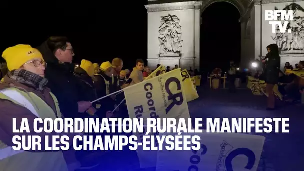 Action surprise de la Coordination rurale à Paris: 13 personnes interpellées sur les Champs-Élysées