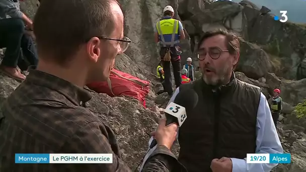 Exercice majeur des Secours en Montagne en Savoie