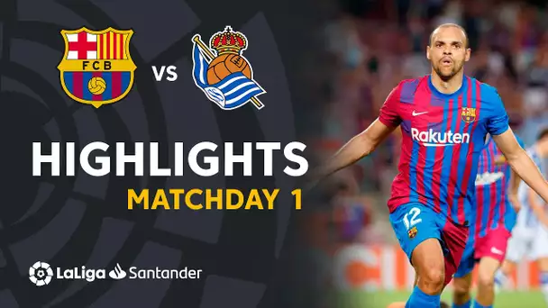 Resumen de FC Barcelona vs Real Sociedad (4-2)