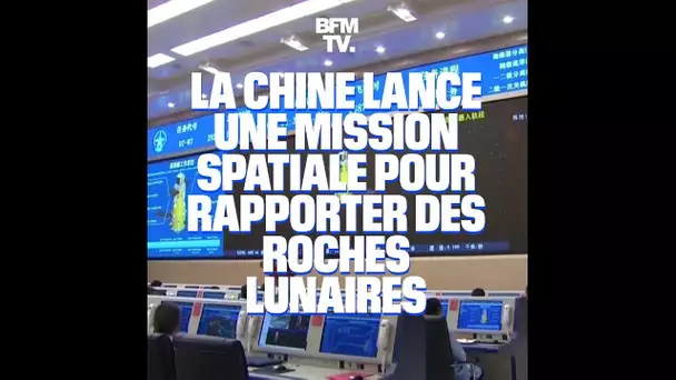 La Chine lance une mission spatiale pour rapporter des roches lunaires