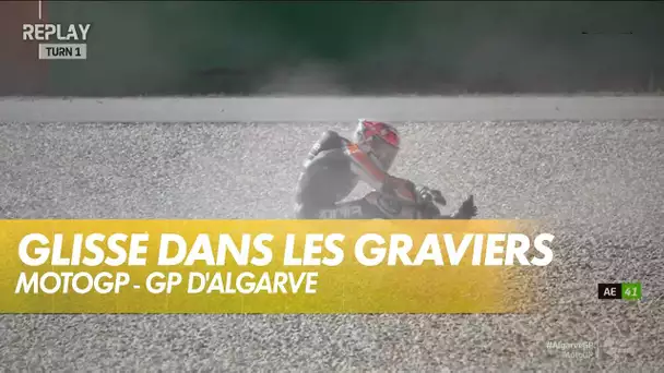 La grosse chute d'Aleix Espargaro - GP d'Algarve MotoGP