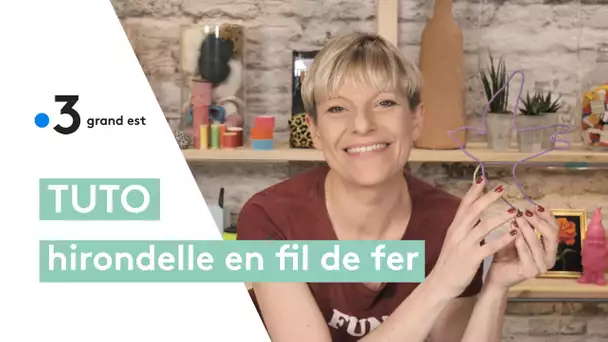 Tuto fil de fer : créer une silhouette d'oiseau en tordant un câble