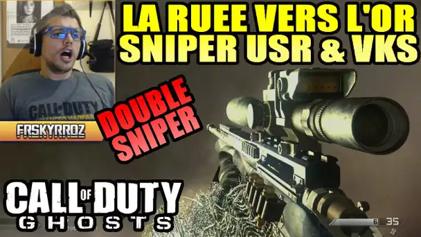 COD GHOSTS : USR & VKS | La ruée vers l&#039;or au Sniper #4 Gameplay