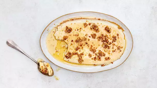 Recette à moins de 5 euros : Crème aux œufs, avoine caramélisé