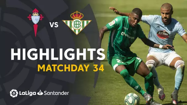 Highlights RC Celta vs Real Betis (1-1)