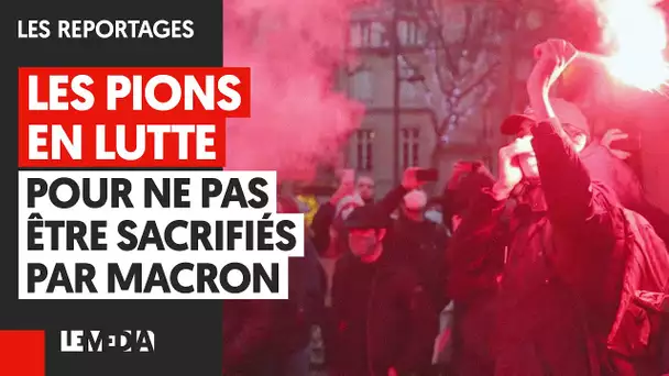 LES PIONS EN LUTTE POUR NE PAS ÊTRE SACRIFIÉS PAR MACRON