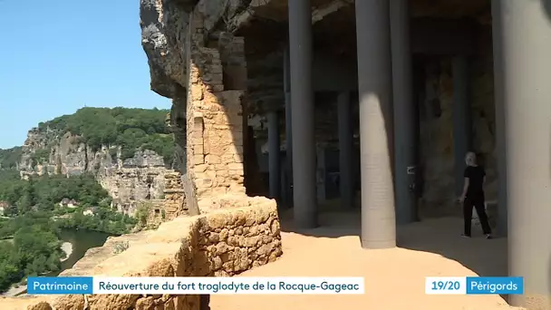 Le fort troglodyte de la Rocque-Gageac réouvre après 10 ans de travaux