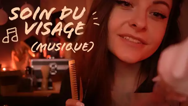 ASMR 🎵 | Rasage, coiffure, épilation et soin - Attention pour hommes 💁‍♂️ (musique !)