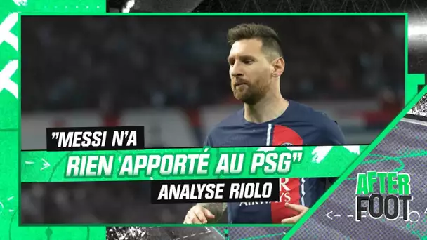 PSG : "Messi n'a rien apporté au club" analyse Riolo après l'annonce de sa signature à Miami