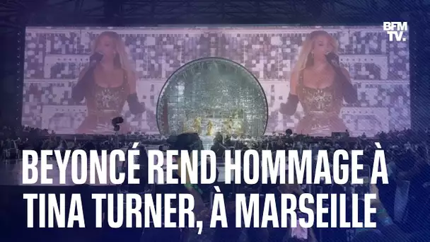 L'hommage de Beyoncé à Tina Turner lors de son concert au Vélodrome de Marseille