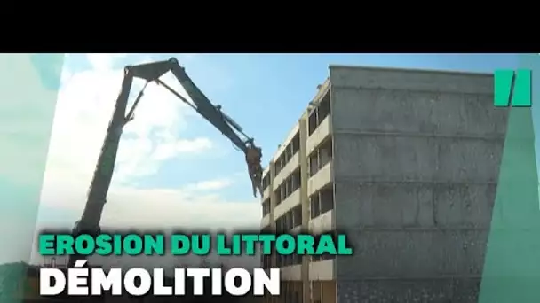 En Gironde, la démolition du Signal est un symbole de l’érosion côtière