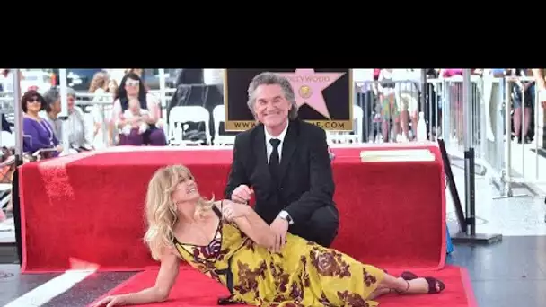 Goldie Hawn et Kurt Russell reçoivent leur étoile à Hollywood