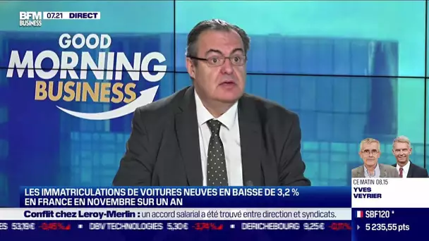 François Roudier (PFA) : Baisse des immatriculations des voitures neuves en France